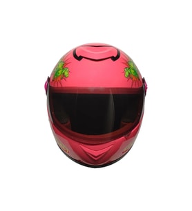 Motosiklet Ve Bisiklet Çocuk Kaskı Full Face Pp Material Abs Çocuk Kask Dino Pembe