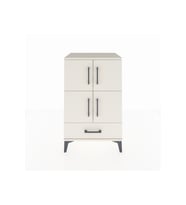 Hyperion Komodin 4 Raflı Tek Çekmeceli 4 Kapaklı 60x44x96 Aytaşı-Aytaşı