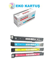 Eko Kartuş Hp Color Laserjet CP6015DE (CB380A-CB381A-CB382A-CB383A) (823A) Set Muadil Toner (Siyah)