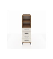 Kronos Dolap 2 Raflı 4 Çekmeceli 44x59x134 Çam-Aytaşı