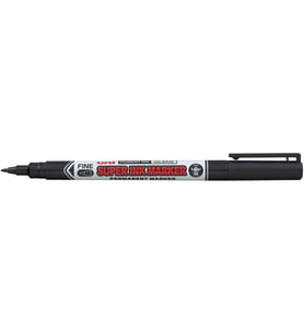 Uni Superink Marker 0.9 Permanent Markör Siyah 
