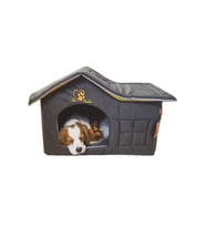Füme Kumaş Iç Mekan Köpek Kulübesi