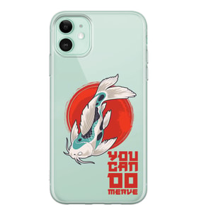 Apple Wild Fish Tasarımlı Şeffaf Telefon Kılıfı