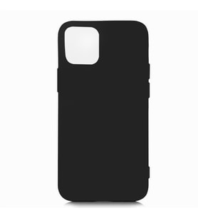 iPhone 12 Mini (5.4") ile Uyumlu Cappy Silikon Kılıf Siyah