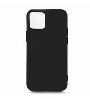 iPhone 12 Mini (5.4") ile Uyumlu Cappy Silikon Kılıf Siyah