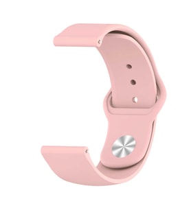 Amazfit GTR 42mm KRD-11 Soft Silikon 8 Kademeli Kordon Pembe