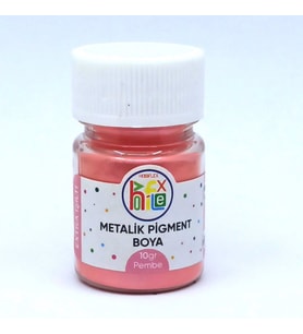 EPOKSİ REÇİNE METALİK SEDEFLİ PİGMENT TOZ BOYA PEMBE 10 GR
