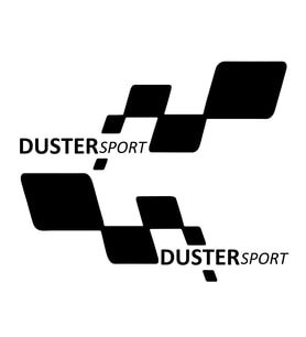duster sport Etiket Yapıştırma 30cmx11cm MMD198
