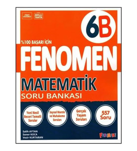 Gama Yayınları 6. Sınıf Matematik (B) Fenomen Soru Bankası