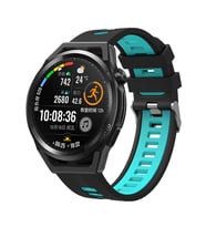 Xiaomi Redmi Watch 5 Active / Watch 5 Lite Uyumlu Suya Karşı Dayanıklı Ayarlanabilir Delikli Silikon (Siyah-Mavi)