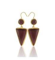 Kadir Jewellery 22 Ayar Altın Kaplama Kadın Sallantılı Küpe -El İşçiliği Ve Hipoalerjenik Küpe