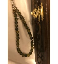 Tespih Akik Doğal Taş Tesbih Gümüş İmameli Ahşap Kutulu 6mm Akik
