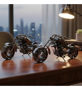 Metal Bilyeli Dekoratif Motor – 28 Cm (Karışık)