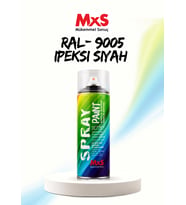 MxS RAL 9005 İpeksi Siyah Akrilik Sprey Boya 400 ML