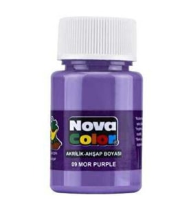 Nova Color Akrilik Boya 30 Ml Mor - 2 adet