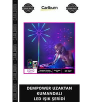 Özel Üretim RGB Dekoratif Şık Aydınlatma Renkli Esnek DEMPOWER UZAKTAN KUMANDALI LED IŞIK ŞERİDİ