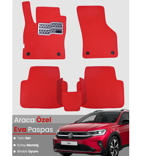 Volkswagen Taigo (2021-2025) Uyumlu EVA Paspas Tam Set–Araca Özel,Su Geçirmez,Hızlı ve Kolay Montaj