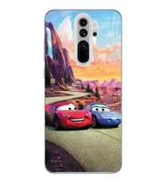 Xiaomi Redmi Note 8 PRO Uyumlu Şimşek Mcqueen Tasarımlı Şeffaf Telefon Kılıfı