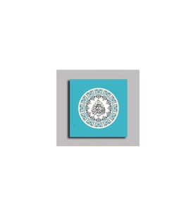 DBSanatevi Çini Desenli Arapça Tablo 35 X 35 Cm