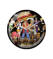 One Piece Sessiz Akar Bombeli Gerçek Cam Duvar Saati
