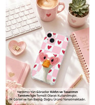 PrintiFy Xiaomi Mi 15 Pro ile Uyumlu Pembe Pötikare Serisi Göletin Gülü Tasarımlı Uv Baskılı Köşe Korumalı Antişok Kılıf