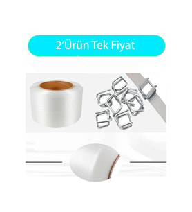 19'Luk Kompozit Lifli Çember 1000'Adet Bukle Toka Avantajlı Paket