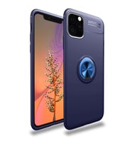 Apple iPhone 11 Pro Kılıf Range Yüzüklü Silikon - Mavi