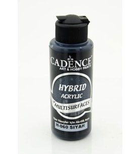 Cadence Hybrid Multisurface Akrilik Boya 120 ml. H-060 SİYAH 
