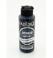 Cadence Hybrid Multisurface Akrilik Boya 120 ml. H-060 SİYAH 