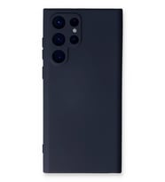 Newface Samsung Galaxy S23 Ultra Kılıf Nano içi Kadife Silikon - Lacivert