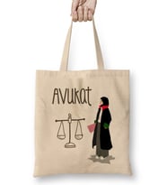 Avukat Avukata Hukuk Bez Çanta Uzun Saplı