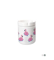 Pembe Flamingolar Porselen Küllük