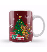 Dhalsim Around The Christmas Tree Street Fighter Kupa Bardak Porselen
