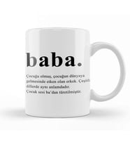 Babalar Günü Babaya Hediye Kupa Bardak Porselen