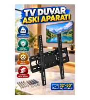 32 İnç LED TV Duvar Askı Aparatı Metal Gövdeli Güvenli Sabitleme Sistemi
