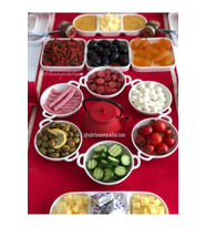 3'lü Porselen Meze Tabak Seti, Şık ve Kullanışlı Tasarım