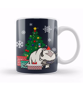 Appa Around The Christmas Tree Avatar The Last Airbender Kupa Bardak Porselen