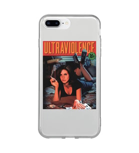Iphone 7 Plus / 8 Plus Uyumlu Lana Del Rey Ultraviolence Desenli Şeffaf Telefon Kılıfı