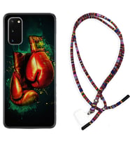 Samsung A02S A03S A10 A12 A13 A21S A22 Kılıf Boyun Asklı Rasta Silikon Boks Eldiveni 1763
