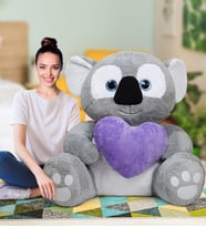 SEVİMLİ KOALA (%100 YERLİ ) (Gri)