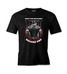 Bodybuilding Become One Siyah Erkek Tshirt