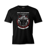 Bodybuilding Become One Siyah Erkek Tshirt