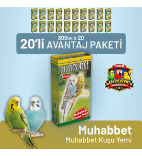 Muhabbet Muhabbet Kuşu Yemi - 20 Adet