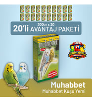 Muhabbet Muhabbet Kuşu Yemi - 20 Adet