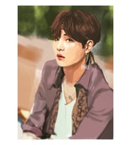 Suga - Yaz Paketi Tablo Ahşap Poster Dekoratif Kod3149