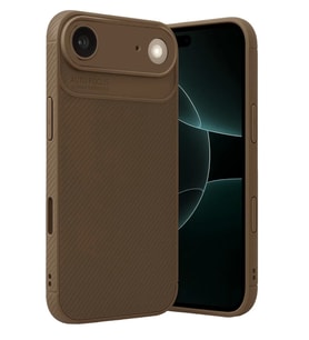 Newface Apple iPhone 17 Air Auto Focus Karbon Kapak - Kahverengi