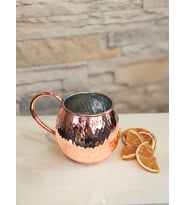 BAKIR KUPA BARDAK CHUBBY MULE MUG ÇEKİÇ DÖVME BARDAK