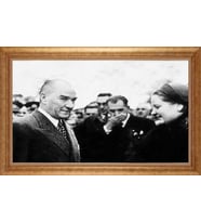 ALTIN ÇERÇEVELİ PASPARTULU TABLO CR1458