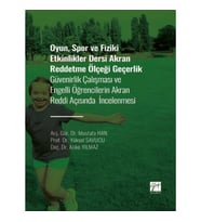 Oyun, Spor ve Fiziki Etkinlikler Dersi Akran Reddetme Ölçeği Geçerlik