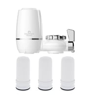 Greentech Water Seramik Filtreli Musluk Ucu Arıtıcı / 3 Adet Seramik Filtreli Kartuş / GW-D02P2